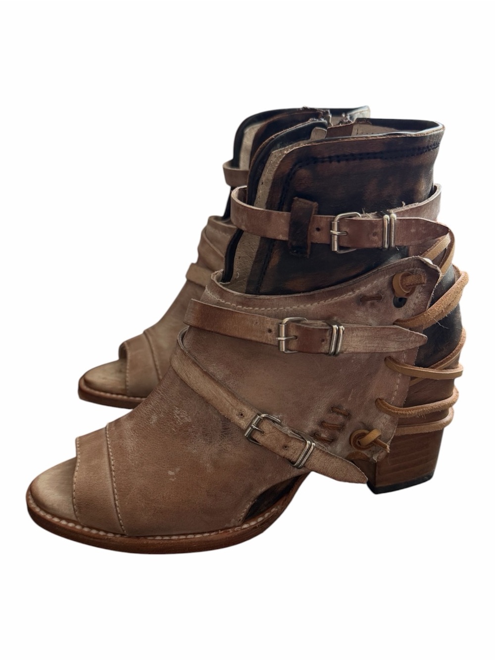 FREEBIRD by STEVEN - CARTERR heeled ankle shoes size 8 - Picture 2 of 9